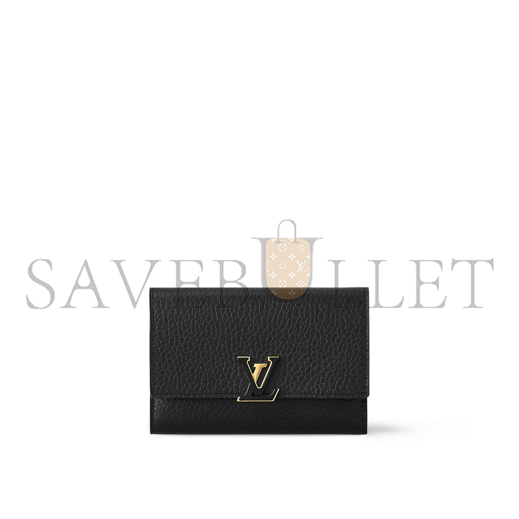 l**is V*t*n capucines compact wallet m62157 (13.5*9*2cm)
